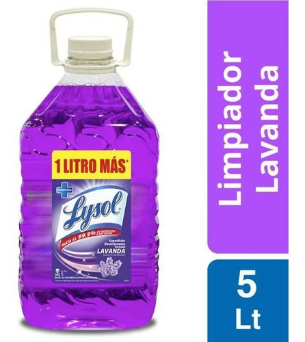 Limpiador Líquido Desinfectante Lavanda 5lts Lysol