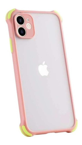 Funda Celular Generica Para iPhone Samsung Traslucida Borde