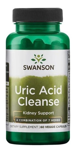 Limpieza Con Ácido Úrico - Uric Acid 60 Veggie Caps