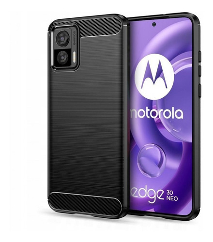 Funda Para Motorola Edge 30 Neo Fibra De Carbono