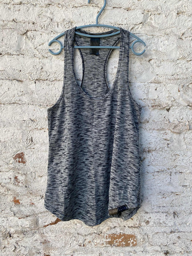 Musculosa Deportiva Gris Talle 1 Con Spandex Larga (e5)