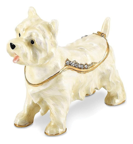 Diamond2deal Bejeweled Westie West Highland White Terrier Ca