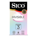 Sico Invisible Condones Ultra Delgados