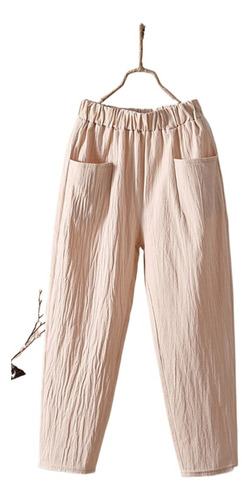 Pantalones Harun De Algodón Para Mujer, Pantalones Casuales