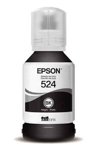 Tinta Epson 524 Original  Negra L6580 L15150 L6490 L15160