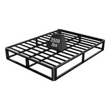 Firpeesy Base De Cama De Metal Queen De 10 Pulgadas, Con Lis