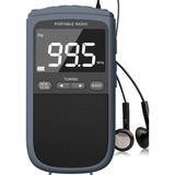 Radio Walkman Am Fm: Radio Portatil Recargable De 900 Mah Co