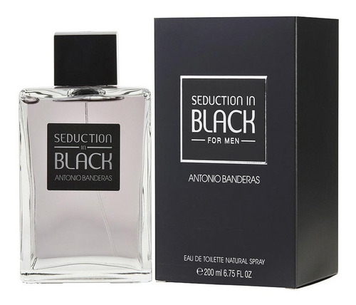 Seduction In Black 200ml Edt Hombre Antonio Banderas