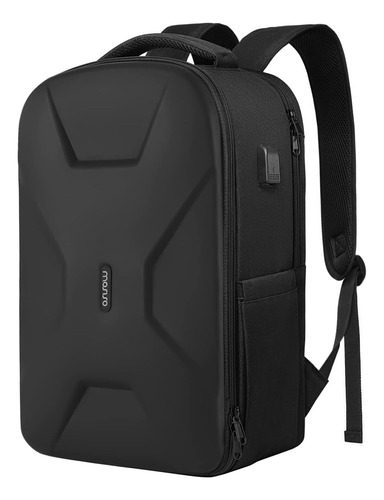 Mochila Dura Negra Puerto Usb For Laptop Hasta 16 Pulgadas