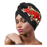 Urieo - Gorro Africano Con Cabeza De Flor Para Mujer, Turban