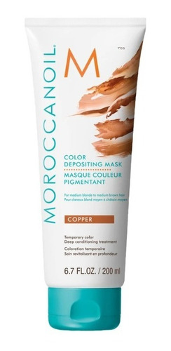 Máscara Hidratante Con Pigmento Cobrizo 200 Ml Moroccanoil