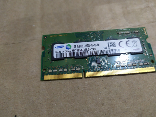 Memoria Ram Samsung Notebook Ddr3 M471b5173eb0-yk0