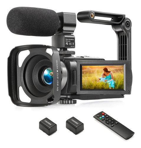 Wzx Video Camera Camcorder, Full Hd 30fps 36mp 16x Digita...