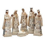 Roman 133029 Nativity - Juego De 6 Figuras Decorativas (resi