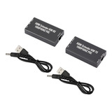 Extensor Hdmi Utp Cat 5 / 6 Con Audio 60 Metros Activo