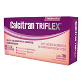 Calcitran Triflex Triplo Beneficio 30 Comprimidos