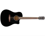 Guitarra Electroacustica Fender Cd-60sce Dreadnought Blk Wn