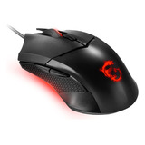 Ratón Para Juegos Msi Clutch Gm08 Con Led Rojo