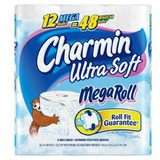 Papel Higiénico Charmin Bath Tissue Ultra Soft 12 Rollos