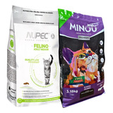 Paquete Croquetas Gato Nupec Indoor 5kg + Arena Premium