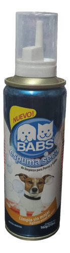 Baño Seco Espuma De Limpieza Perro/gato Babs Aerosol X 162 G