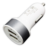 Cargador De Celular Tablets Doble Usb Auto 12v Adaptador 2.1