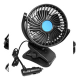 Ventilador Abanico Electrico De Pinza Cigarrera Carro 12v