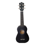 Outlet Ukelele Negro Parquer Custom Madera 