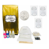 Kit Para Hacer Velas De Cera De Soya + Curso + 3 Tarros 