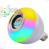 Lampada Bluetooth Luz Rgb Música Caixinha Som C/ Controle