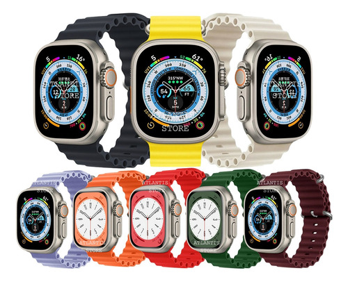 Pulseira Oceano Para Smartwatch Apple Watch 42/44/45/49mm