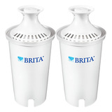 Brita Water Filter Pitcher For Tap And Drinking Water, Red &