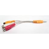 Cable Adaptador Miniplug 3.5 4crca Av Plug14mm Smart Hitachi