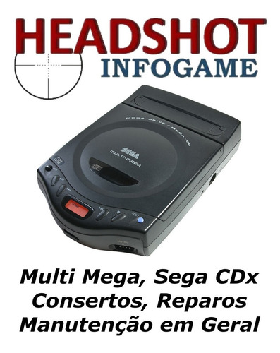 Conserto Manutenção Reparos Sega Cd, Mega Cd, Multi Mega Cdx