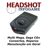 Conserto Manutenção Reparos Sega Cd, Mega Cd, Multi Mega Cdx