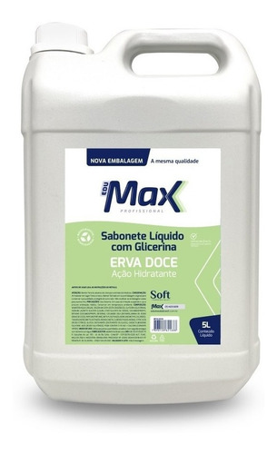 Sabonete Líquido Glicerinado 5l Soft Ação Hidratante Edumax