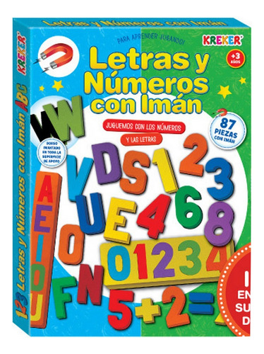 87 Numeros Y Letras Goma Eva Imantados Ploppy.6 540360