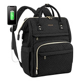 Mochila Laptop Lovevook Para Mujeres 17puLG Negra