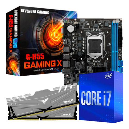 Kit Upgrade Pc - Intel Core I7 + Placa Gamer + Memória Ram