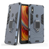 Compatible Con Xiaomi Mi Mix 2s Funda, Anillo Metálico Sujec