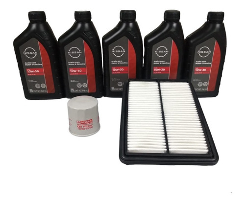 Kit Afinacion Xtrail 2018 Aceite Nissan Original 10w30 