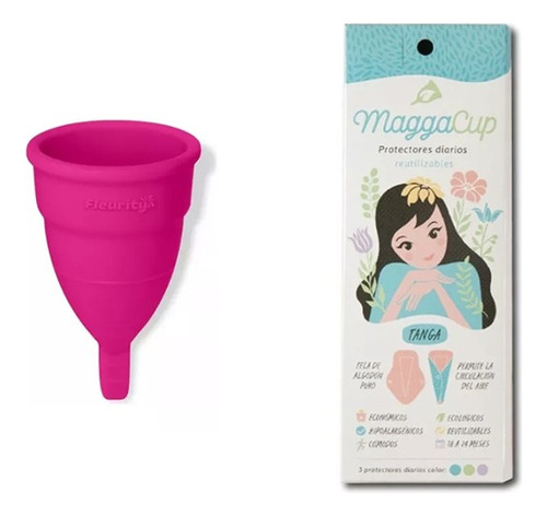 Copa Menstrual  Fleurity + Protector Diario X3 Reutilizable