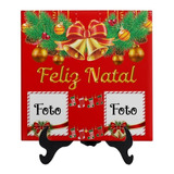 Quadro Em Azulejo Personalizado Com Foto Presente De Natal