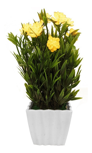 Planta Artificial Flor Con Maceta Colores M12 - Sheshu Home