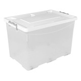 Cajas Organizadoras Grandes Baul Juguetes Ruedas 75lt X 2 Un