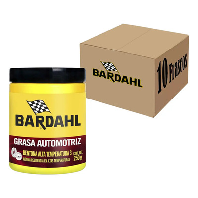 Grasa Lubricante Baleros Alta Temperatura 3 250gr 10 Piezas