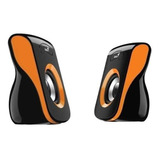 Parlantes Genius 2.0 Sp-q180 6 Wats  Usb Naranja