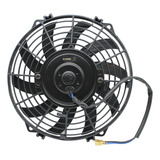 Electroventilador Universal 12 Volt 9 Pulgadas Aspas Curvas