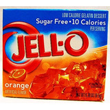 Gelatina - Gelatina De Naranja Jell-o, Sin Azúcar, 0.3 Oz (p