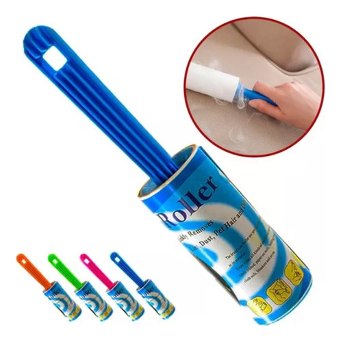 Rodillo Lint Roller Quita Saca Pelusa Mascota Ropa 20 Hojas